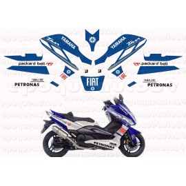 Kit autocollants Stickers Yamaha T-max 1 Abarth