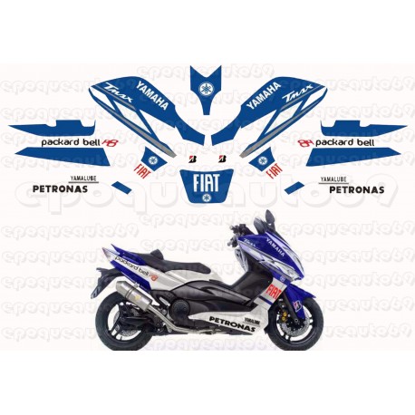 Kit autocollants Stickers Yamaha T-max 1 Abarth