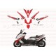 Kit autocollants Stickers Yamaha T-max 530 Gp