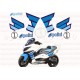 Kit autocollants Stickers Yamaha T-max 2 