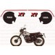 Autocollants stickers Yamaha XT 600 annee 1980