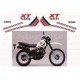 Autocollants stickers Yamaha XT 400 annee 1982