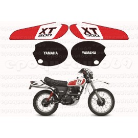 Autocollants Stickers Yamaha XT 500 annee 1976 Enduro