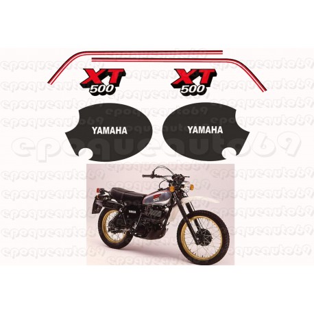 Autocollants Stickers Yamaha XT 500 annee 1979