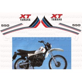 Autocollants stickers Yamaha XT 500 annee 1982 - 1984