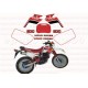 Autocollants stickers Yamaha XT 600 annee 1988