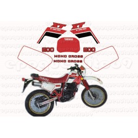 Autocollants stickers Yamaha XT 600 annee 1988