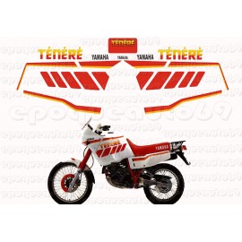 Autocollants stickers Yamaha XTZ 600 annee 1990