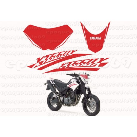 Autocollants Stickers Yamaha XTX 660 annee 2006