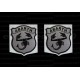 2 autocollants stickers ABARTH 