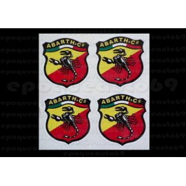 2 autocollants stickers ABARTH 