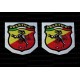 4 autocollants stickers ABARTH 