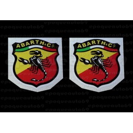 4 autocollants stickers ABARTH 