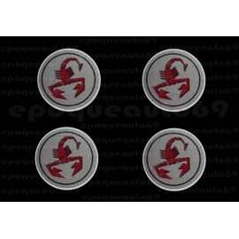 2 autocollants stickers ABARTH 