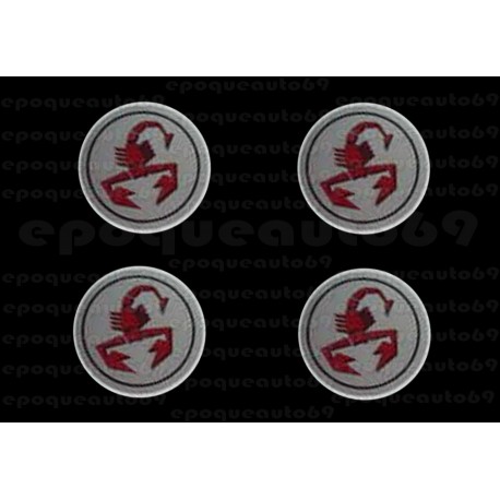 2 autocollants stickers ABARTH 