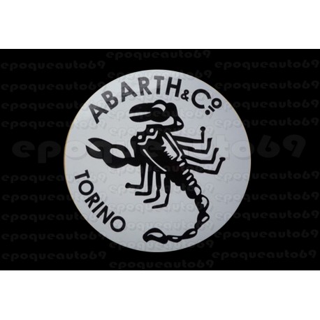 2 autocollants stickers ABARTH 