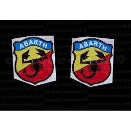 2 autocollants stickers ABARTH 