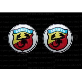 2 autocollants stickers ABARTH 