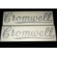 2 autocollants stickers Cromwell