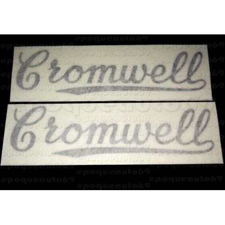 2 autocollants stickers Cromwell
