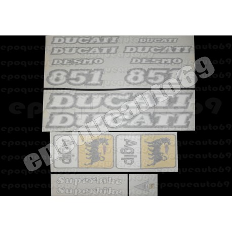 Autocollants - Stickers Ducati 851 SP3