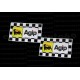 2 Autocollants stickers AGIP 