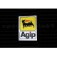 2 Autocollants stickers AGIP 