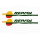 2 autocollants stickers REPSOL