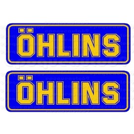 2 autocollants stickers ÖHLINS