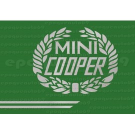 Autocollants stickers cooper or