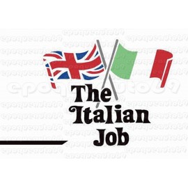 Autocollants stickers The Italian Job 