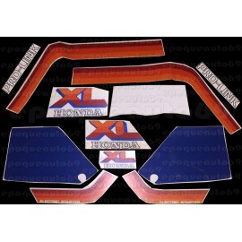 Kit autocollants Stickers Honda HONDA 600 XLM 1984