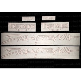 Kit autocollants Stickers triumph daytona T300 année 1993 à 1995