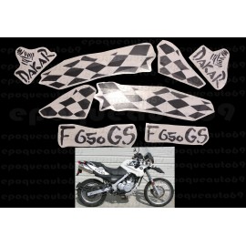 Kit autocollants -stickers bmw f 650 gs "Dakar"