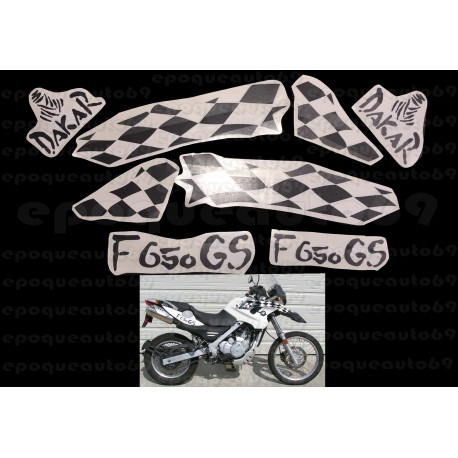 Kit autocollants -stickers bmw f 650 gs "Dakar"