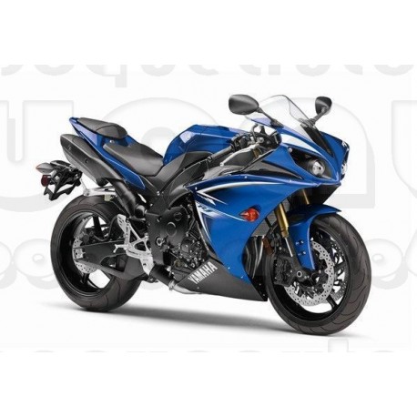 Kit autocollants stickers Yamaha YZF-R1 2009 version bleue