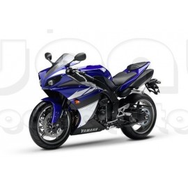 Autocollants stickers Yamaha YZF-R1 2010 version bleu