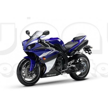 Kit autocollants stickers Yamaha YZF-R1 2010 version bleu