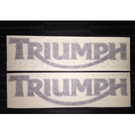 Kit 2 autocollants Stickers triumph 