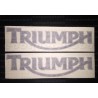 Kit 2 autocollants Stickers triumph 