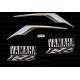 Autocollants stickers Yamaha YZF-R6 2013 - version rouge / blanc