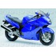 Autocollants Stickers Honda CBR 1100 XX 2000 version bleu