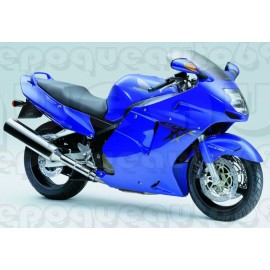 Autocollants Stickers Honda CBR 1100 XX 2000 version bleu