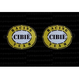 Autocollants stickers Cibié Racing team