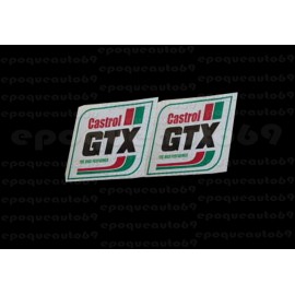 Autocollants stickers CASTROL 