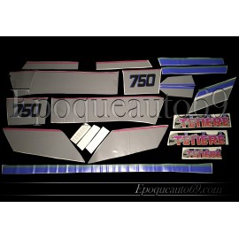 Autocollants Stickers yamaha super tenere xtz 750 de 1992