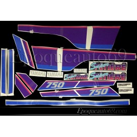 Autocollants Stickers yamaha super tenere xtz 750 de 1991