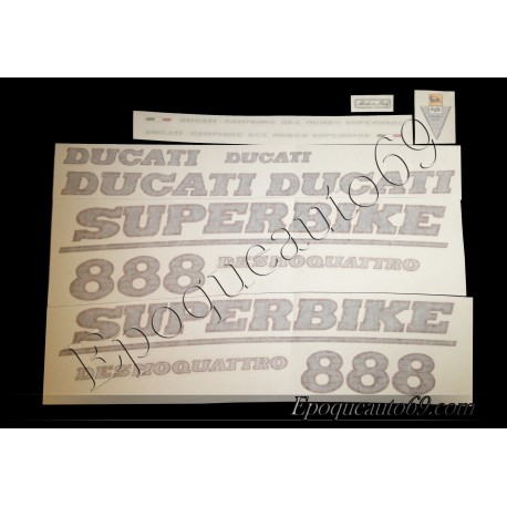 Autocollants stickers Ducati 888 strada