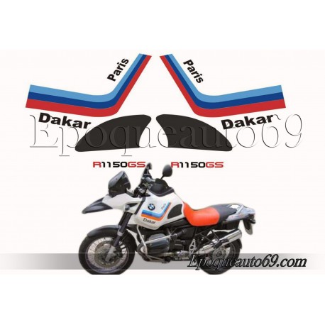 Kit autocollants - stickers bmw R 1150 GS Paris Dakar