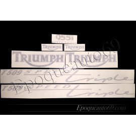 Kit autocollants Stickers Triumph Speed Triple T509 955i année 2000